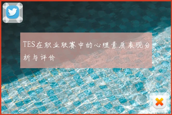 TES在职业联赛中的心理素质表现分析与评价