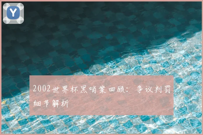 2002世界杯黑哨案回顾:争议判罚细节解析