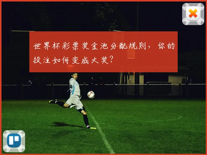 世界杯彩票奖金池分配规则,你的投注如何变成大奖?